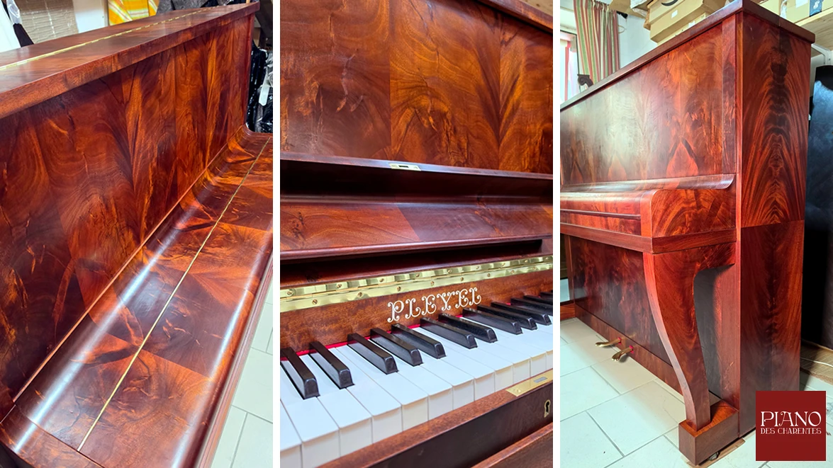 pleyel p acajou ronceux restaure 1947