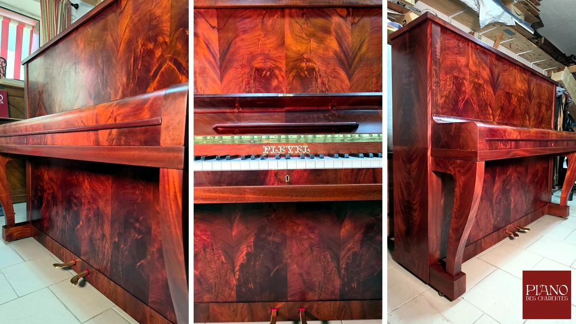 pleyel p acajou ronceux restaure 1947