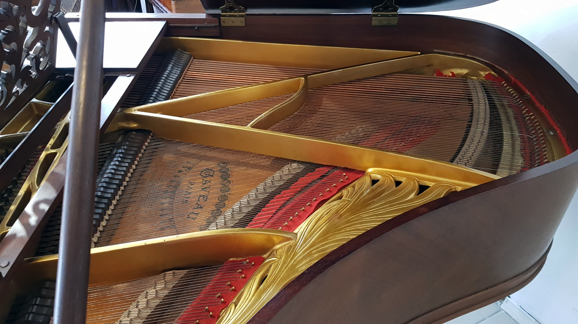 PIANO À QUEUE CRAPAUD GAVEAU 1912