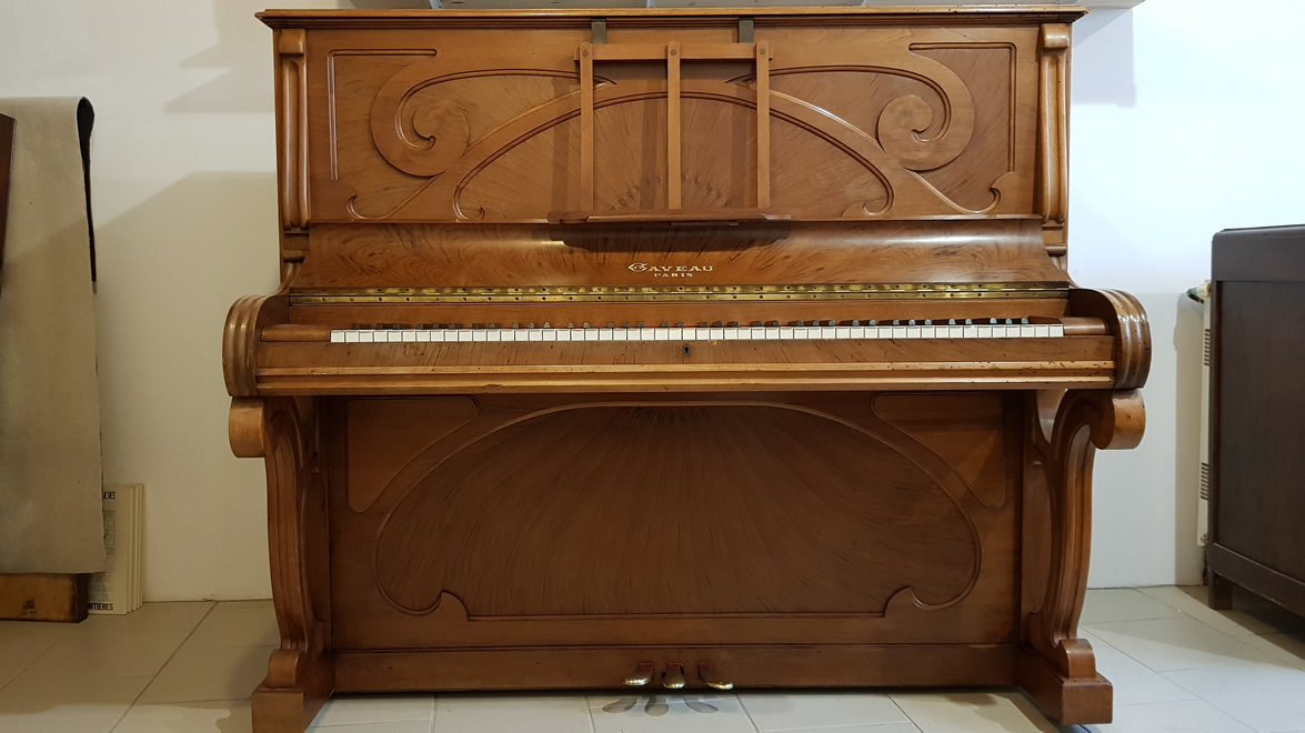 PIANO DROIT GAVEAU BELEVILLE 1913