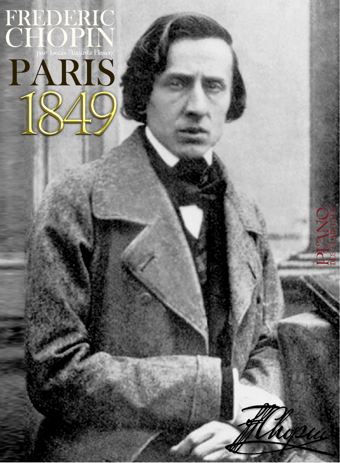 Frédéric CHOPIN 1849 par Louis Auguste Bisson