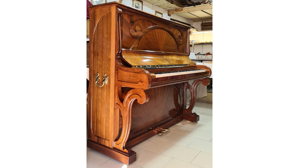 GAVEAU piano droit modèle B 1908