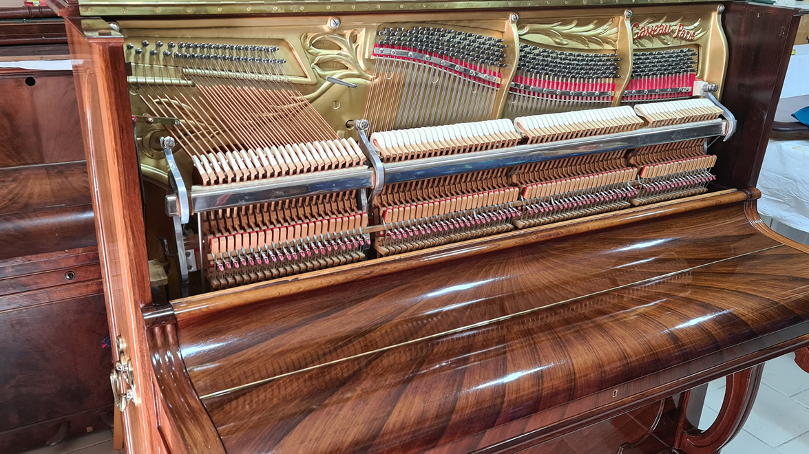GAVEAU piano droit modèle B 1908