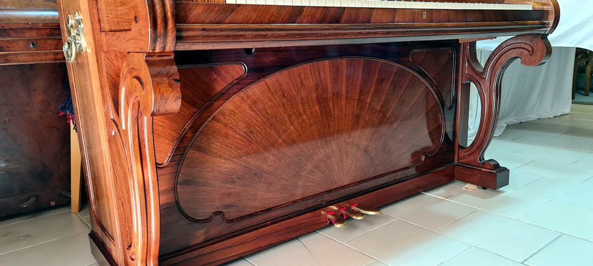 GAVEAU piano droit modèle B 1908