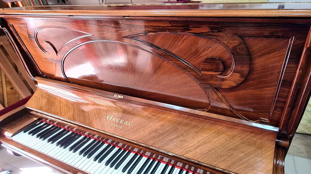 GAVEAU piano droit modèle B 1908