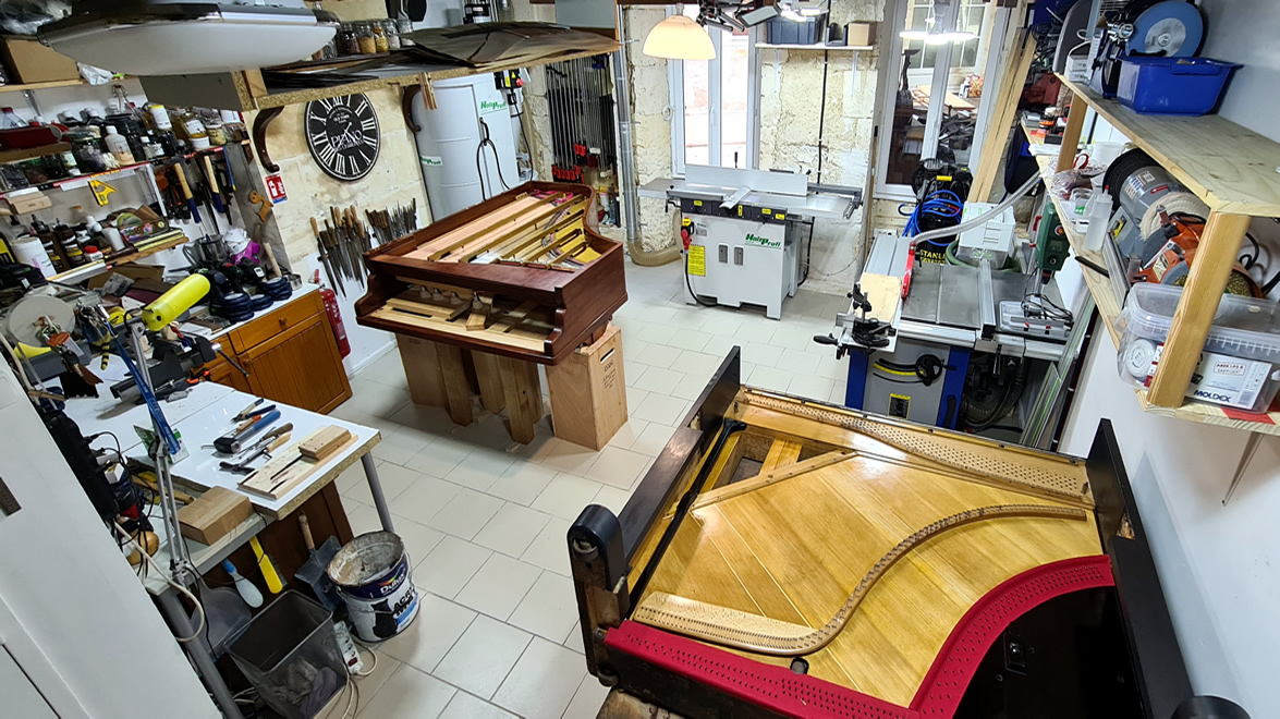 Atelier restauration Piano des Charentes