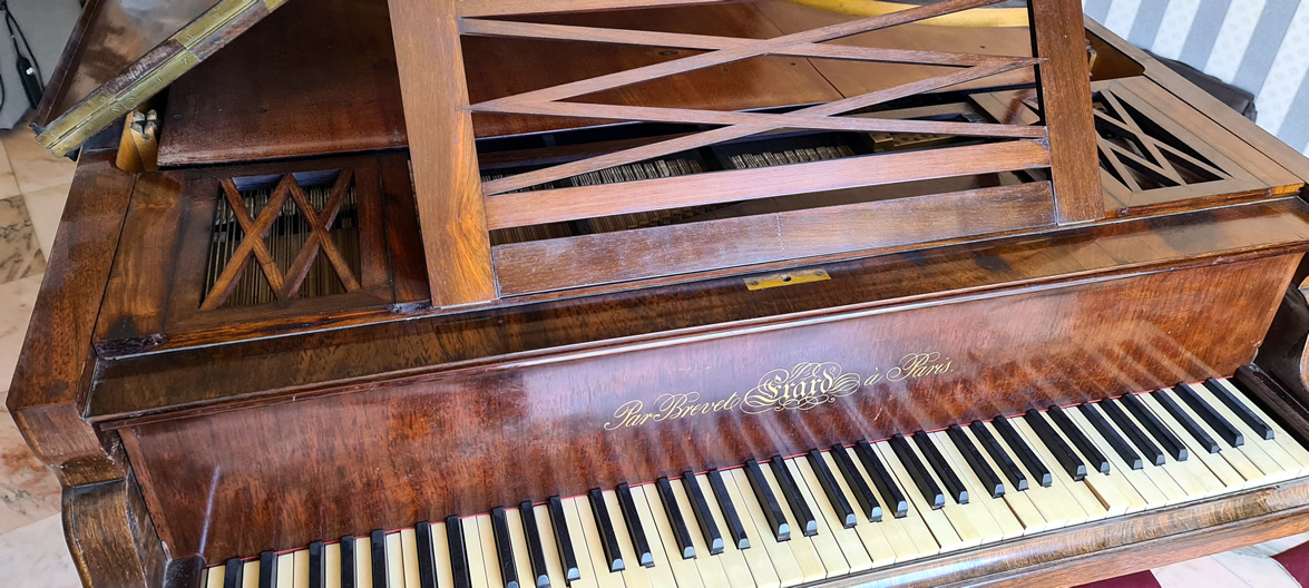 ERARD 1844 piano queue palissandre de rio