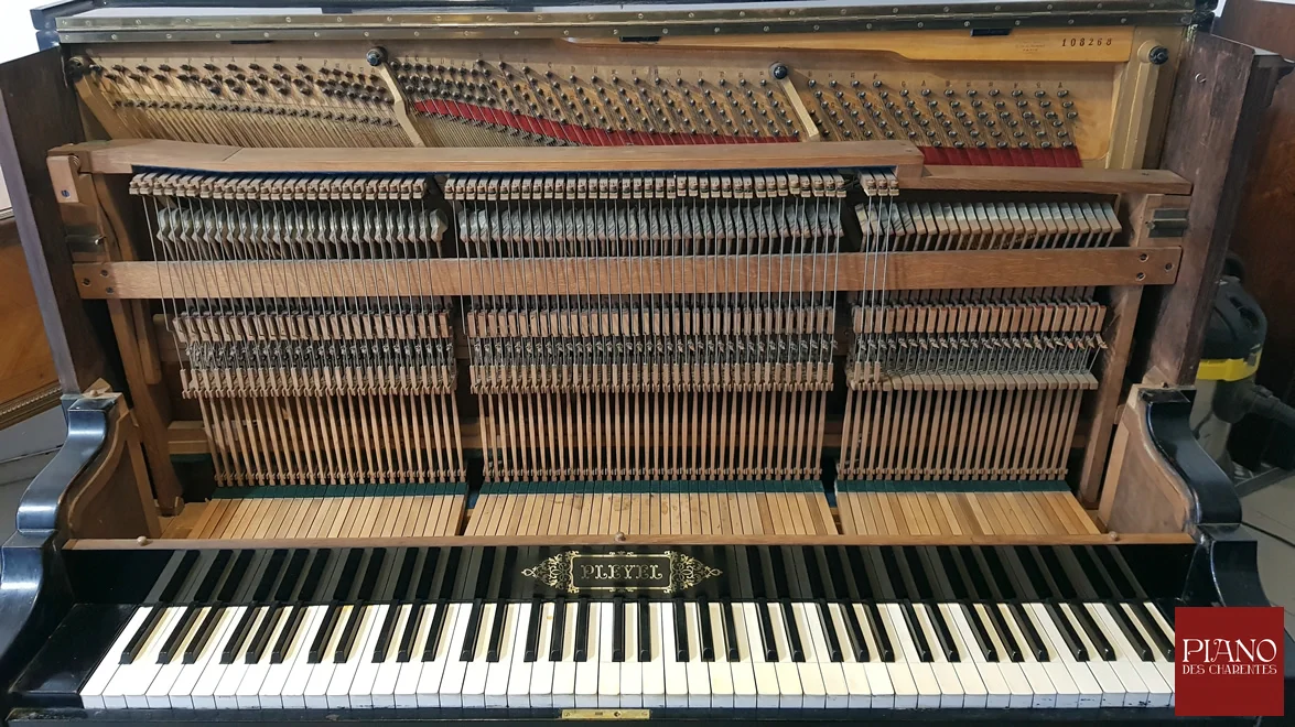 Mécanique à baïonnette d'un piano ancien PLEYEL 1893