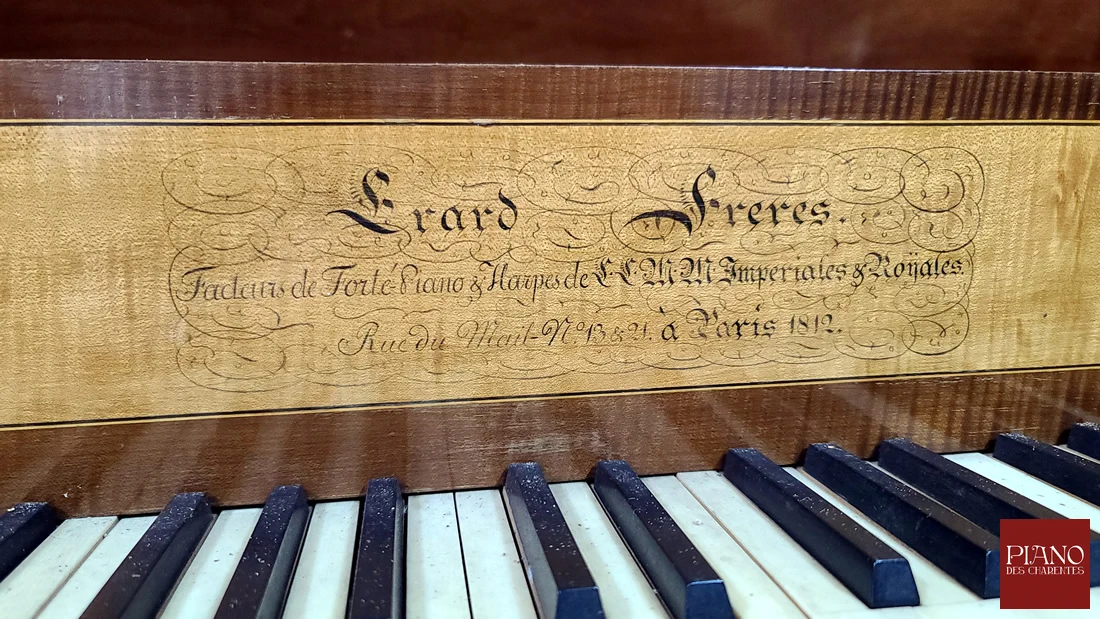 Piano Forte ERARD Carré en acajou de 1812