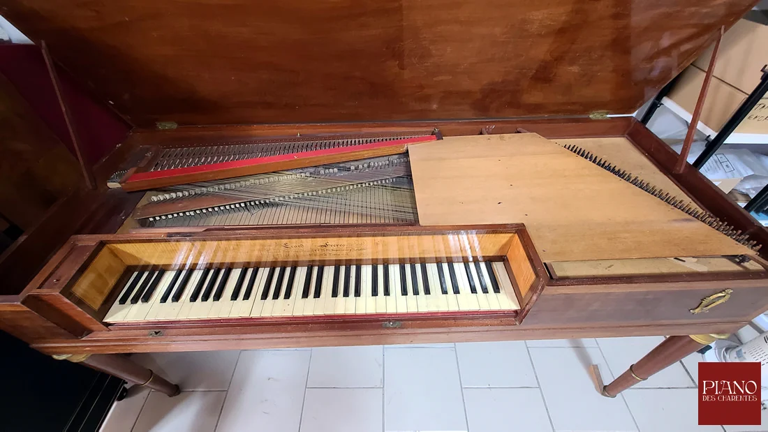 Piano Forte ERARD Carré en acajou de 1812