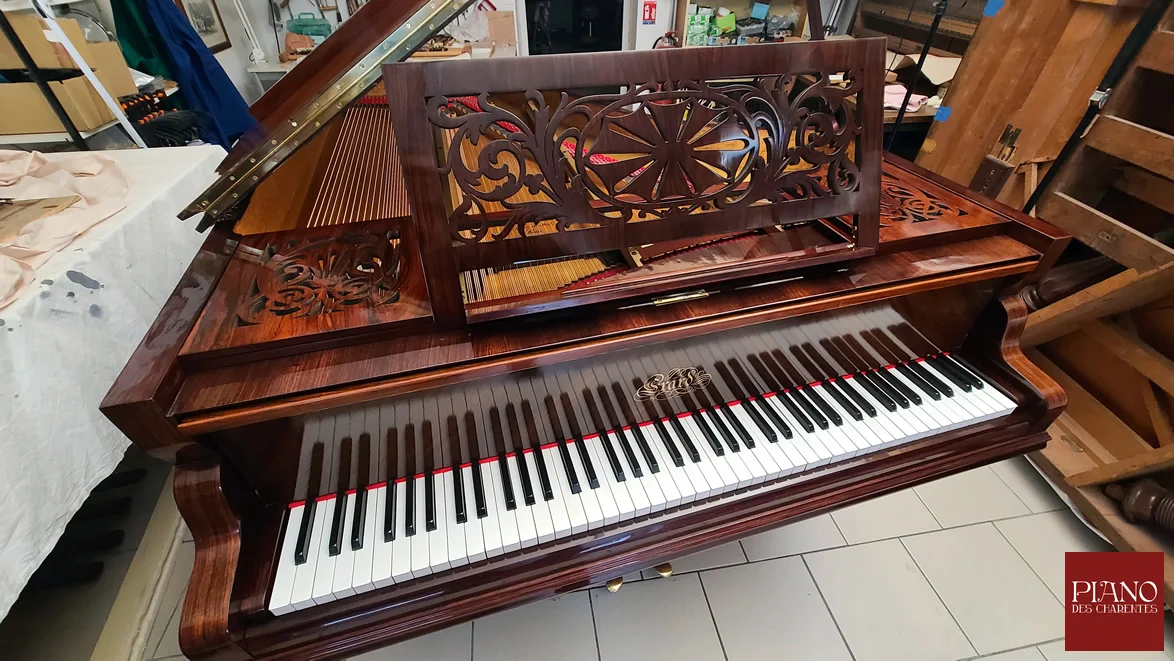 Piano à queue ERARD palissandre des Indes 1910