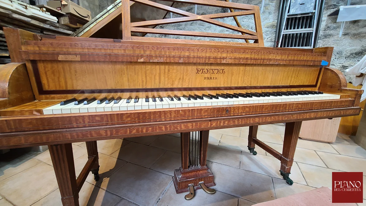 PLEYEL Style Adam marqueterie citronnier de Ceylan 1912