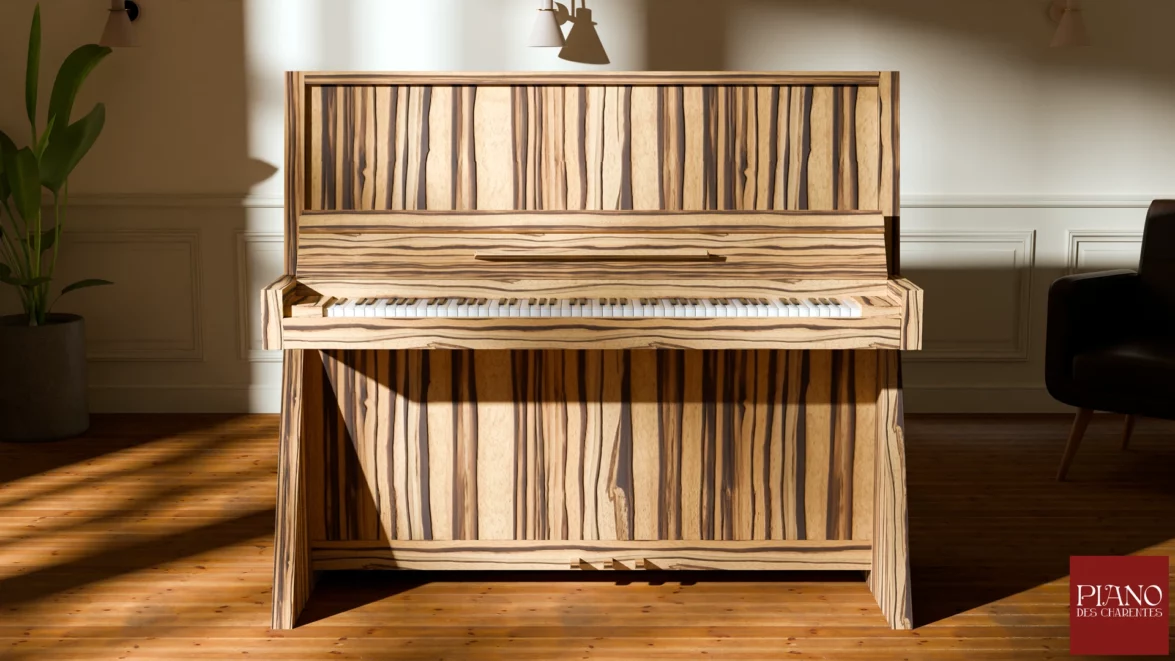 Luxury Piano Design Zebrano Zingana