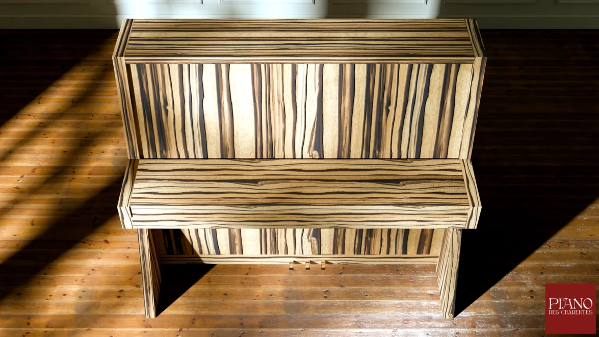 Luxury Piano Design Zebrano Zingana