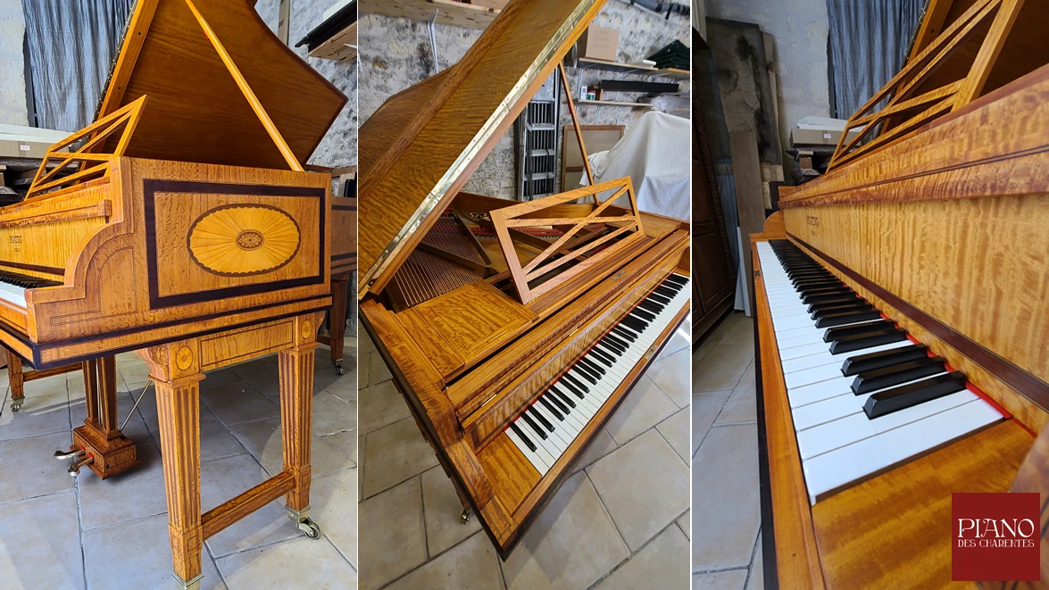 PLEYEL Adam Style satin wood 1912