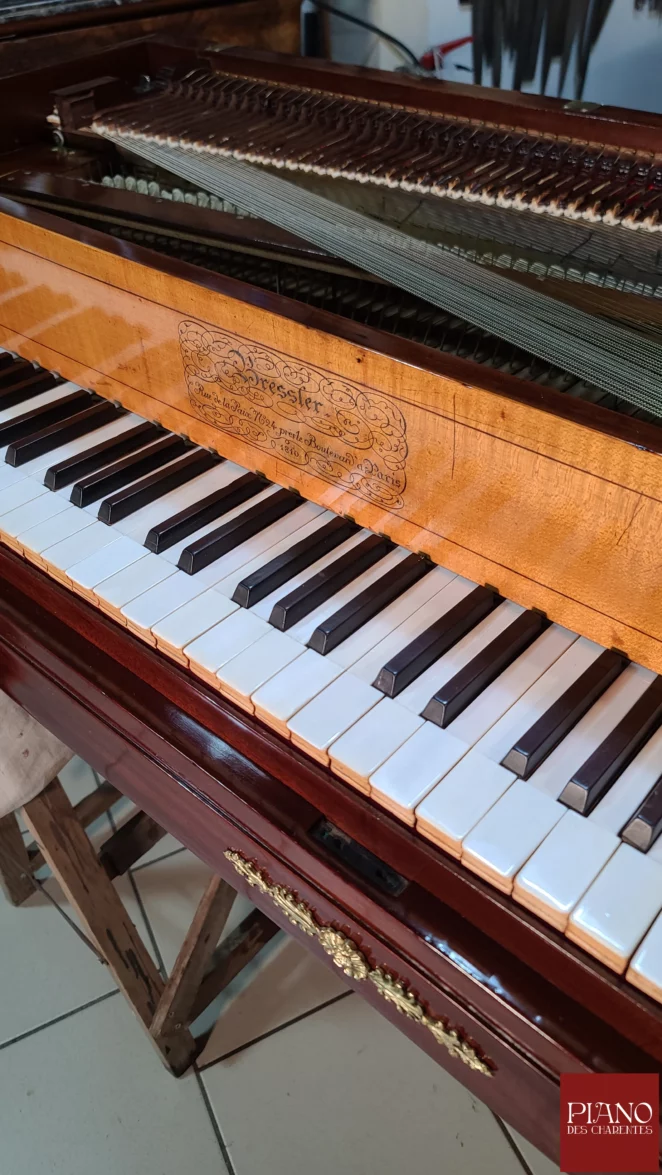 bressler 1810 clavier ivoire restaure
