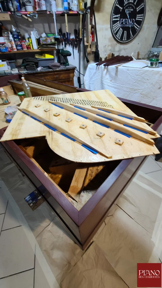 bressler 1810 mise en place des barres de tables