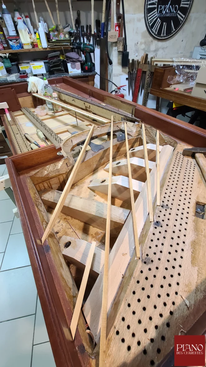 erard carre 1812 ajustage des barres de table