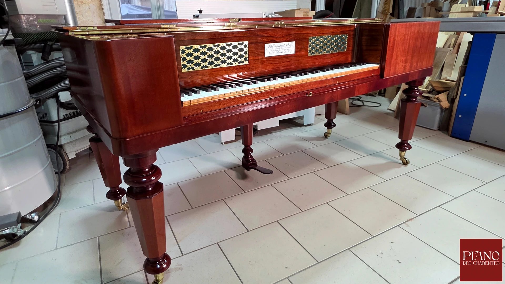 broadwood piano forte acajou 1843