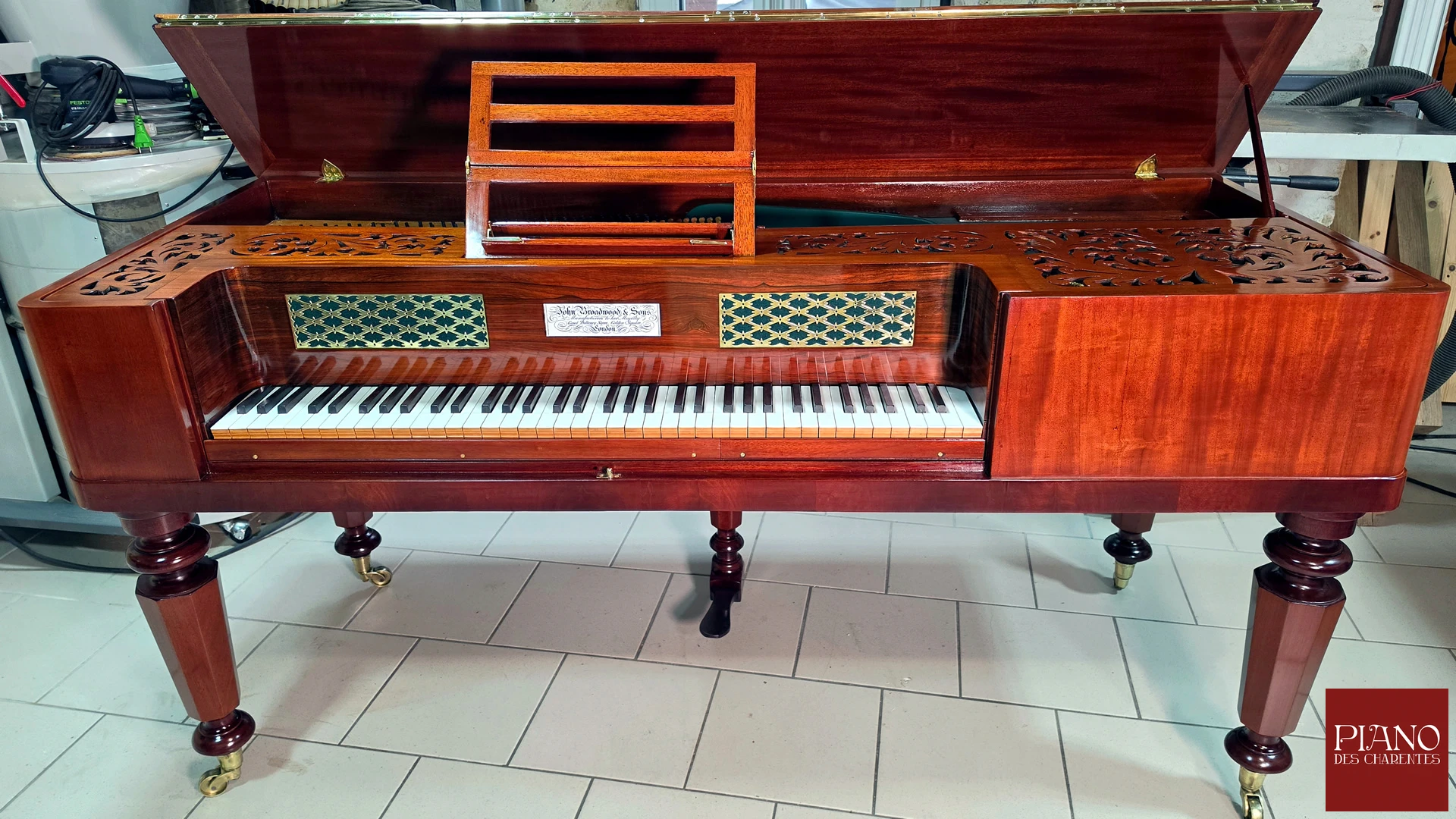 broadwood piano forte acajou 1843