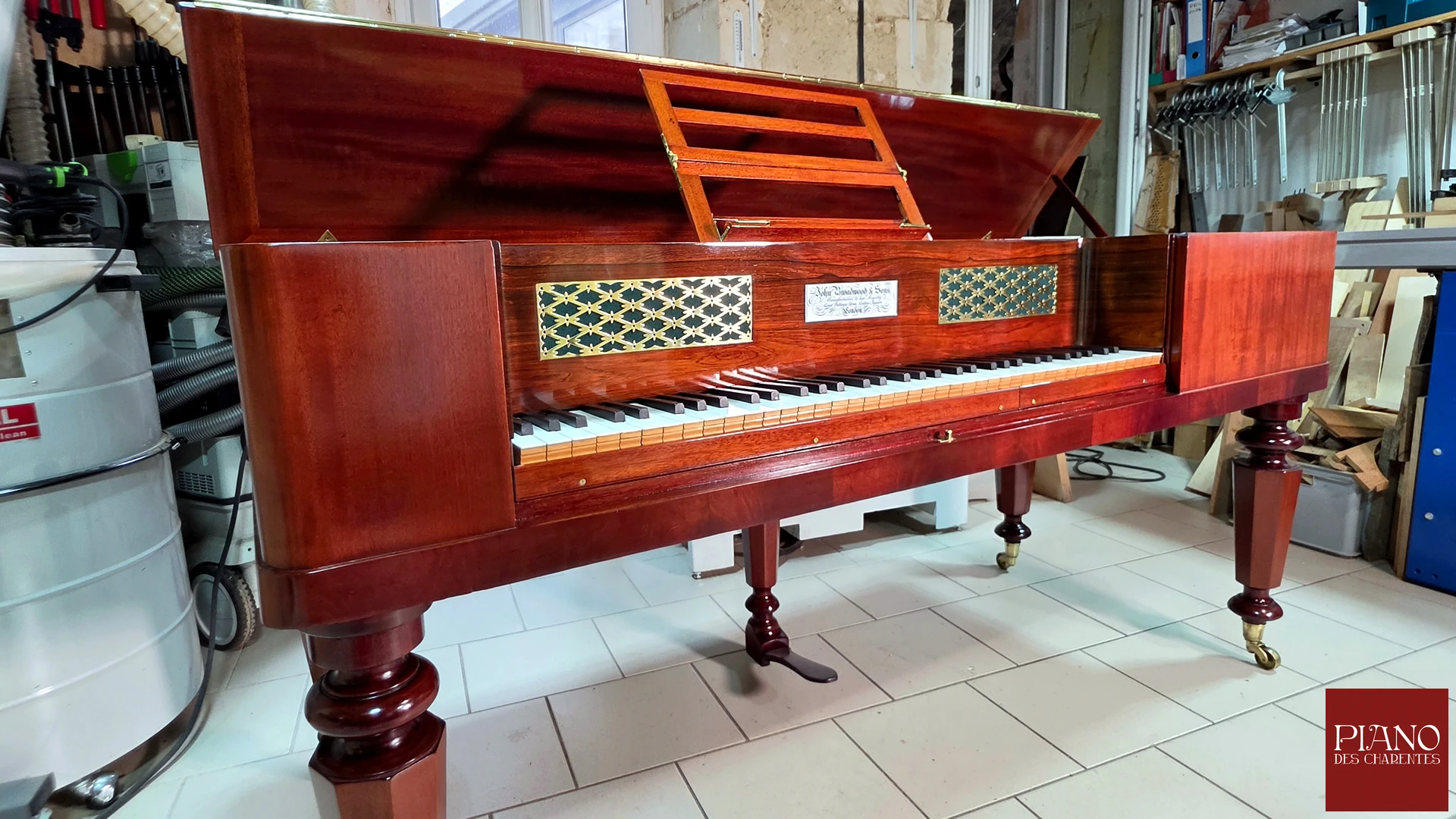 broadwood piano forte acajou 1843
