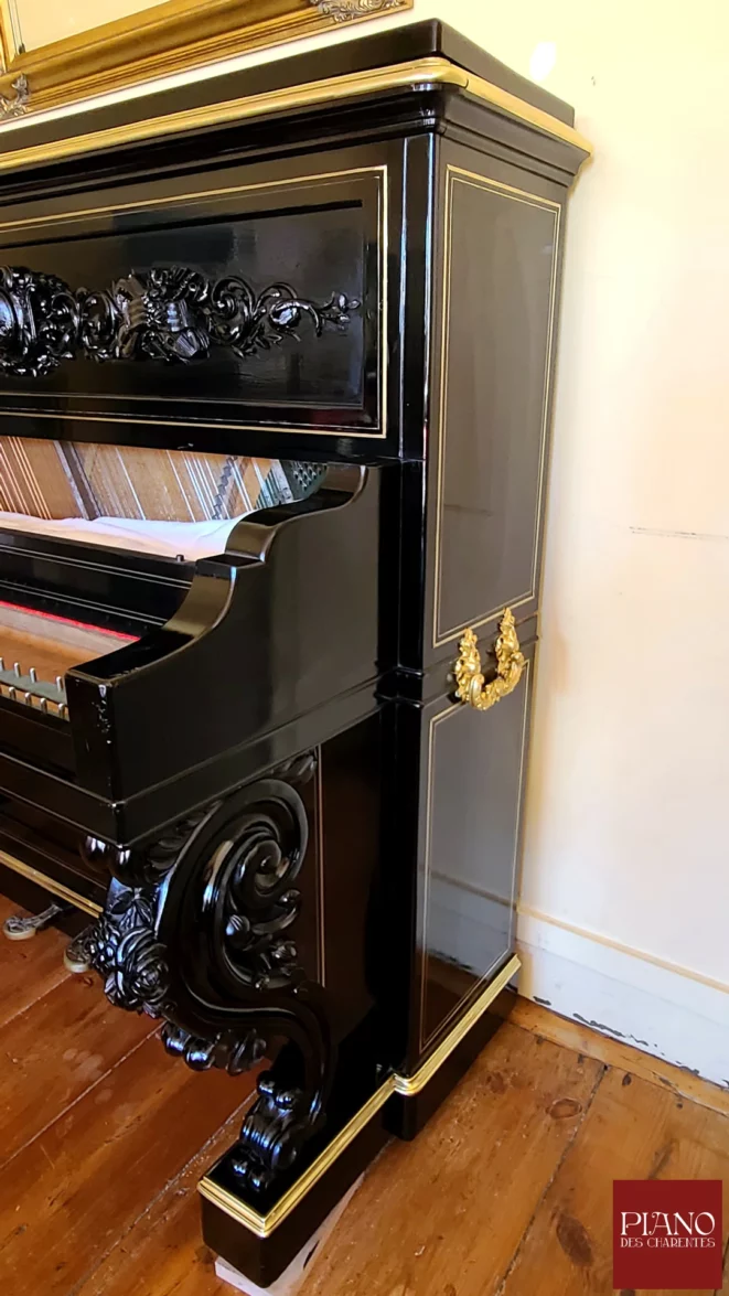 pleyel 1860 finition vernis noir napoleon III