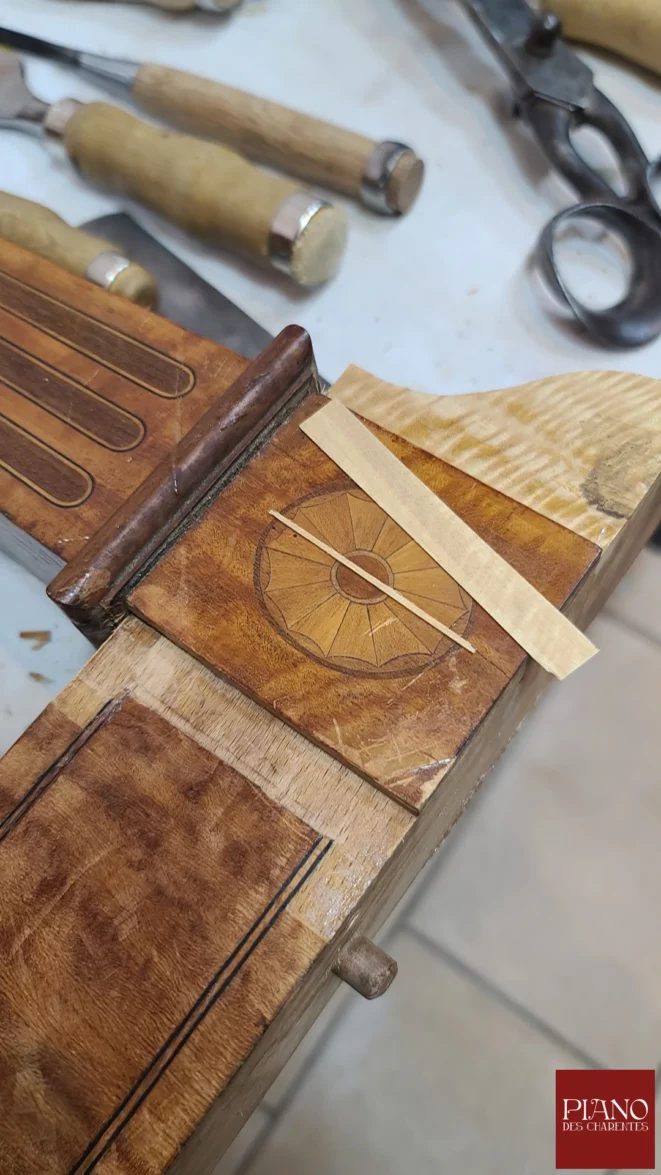 pleyel 1912 citronnier placage et filets